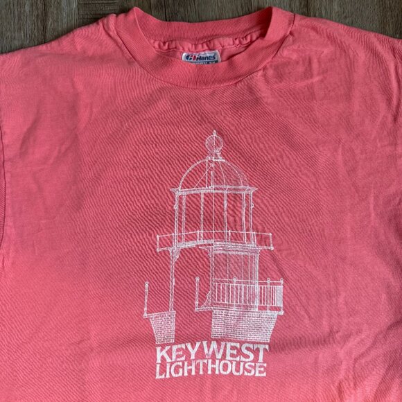 Vintage Key West Lighthouse - size Medium single stitch - Picture 2 of 3